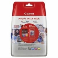 Pack CANON CLI551 XL N/C/M/J+papier phot