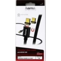 Câble HAMA micro USB 1m Noir