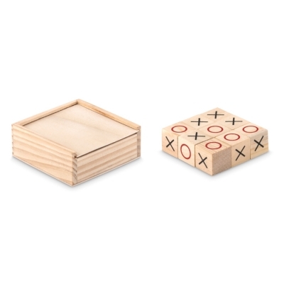 Jeu de morpion en bois        