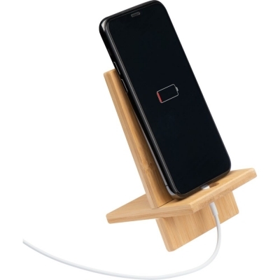 Support de téléphone portable en bambou