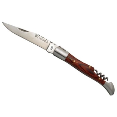 Couteau Laguiole, 12 cm, TB, stamina brun