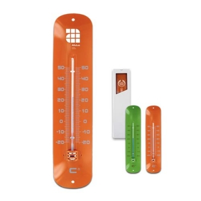 Thermometre metal laque 30cm