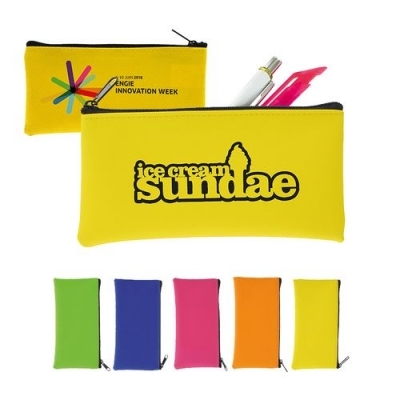 Etui polyester & pvc 16x8cm avec zip