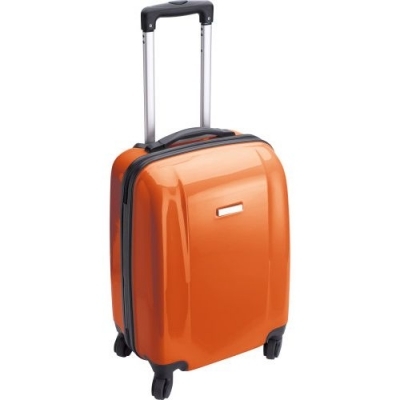 Valise Trolley avec coque rigide en ABS.