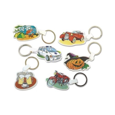 Porte cles rigide a theme