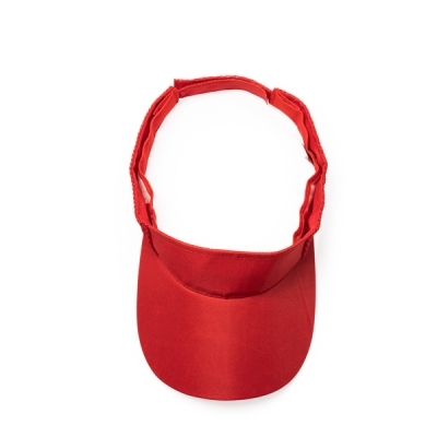 Casquette. Polyester ROUGE