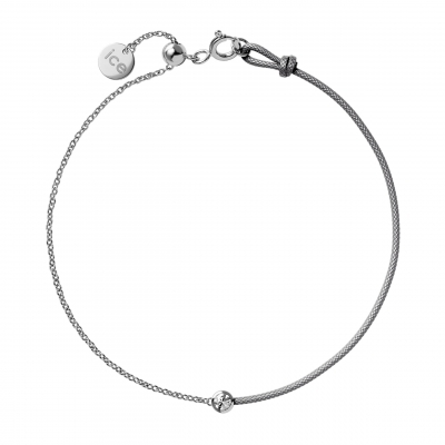 ICE-Jewellery-Diamond bracelet-Half chain-Grey